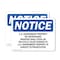 Signmission U.S. Government Property No Trespassing OSHA Notice Sign, Plastic, 10in W x 7in L, 2PK OS-2PACK-NS-P-710-L-18753 - alternate 1